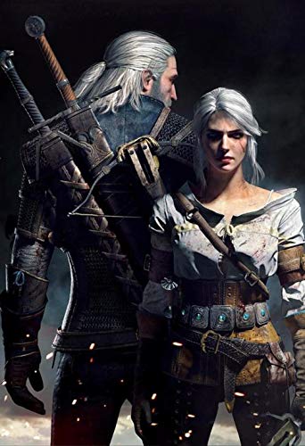 SHOP AT 247 Wooden Puzzle 1000 Pieces The Witcher 3: Wild Hunting Game Photo Jigsaw Puzzle Educational Toy Gift High Difficulty Challenge (1000 Pieces) SHOP AT 247 Wooden Puzzle 1000 Pieces The Witcher 3: Wild Hunting Game Photo Jigsaw Puzzle Educational Toy Gift High Difficulty Challenge (1000 Pieces)