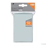 Special Sized Lite Board Game Sleeves (100ct) for 65mm x 100mm Cards - Card Sleeves for Board Games and Trading Card Games with Thin Profile for Easy Shuffling