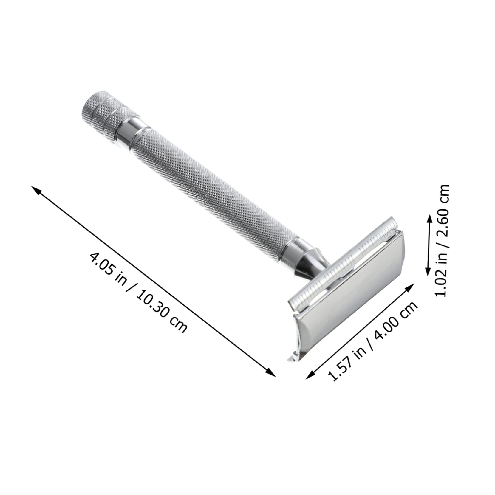 3pezzi Rasoio Di Sicurezza Manuale Con Manico Ergonomico Rasoio Per Barba Riutilizzabile e Durevole Strumento Da Per Rasatura Precisa e Sicura Design Facile Da Pulire