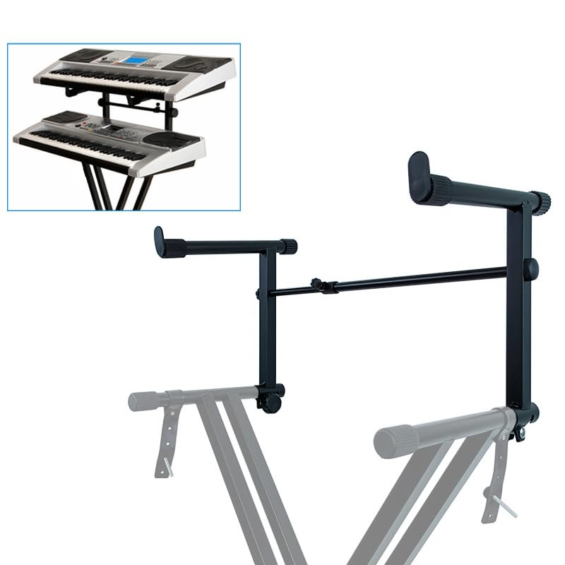 KMOCEPLY Support de clavier de piano amovible en croix avec cadre en X réglable universel classique pour piano électronique - Les Beatles, Paul McCartney, John Lennon, RIngo Starr, George Harrison KMOCEPLY Support de clavier de piano amovible en croix avec cadre en X réglable universel classique pour piano électronique – Image 5