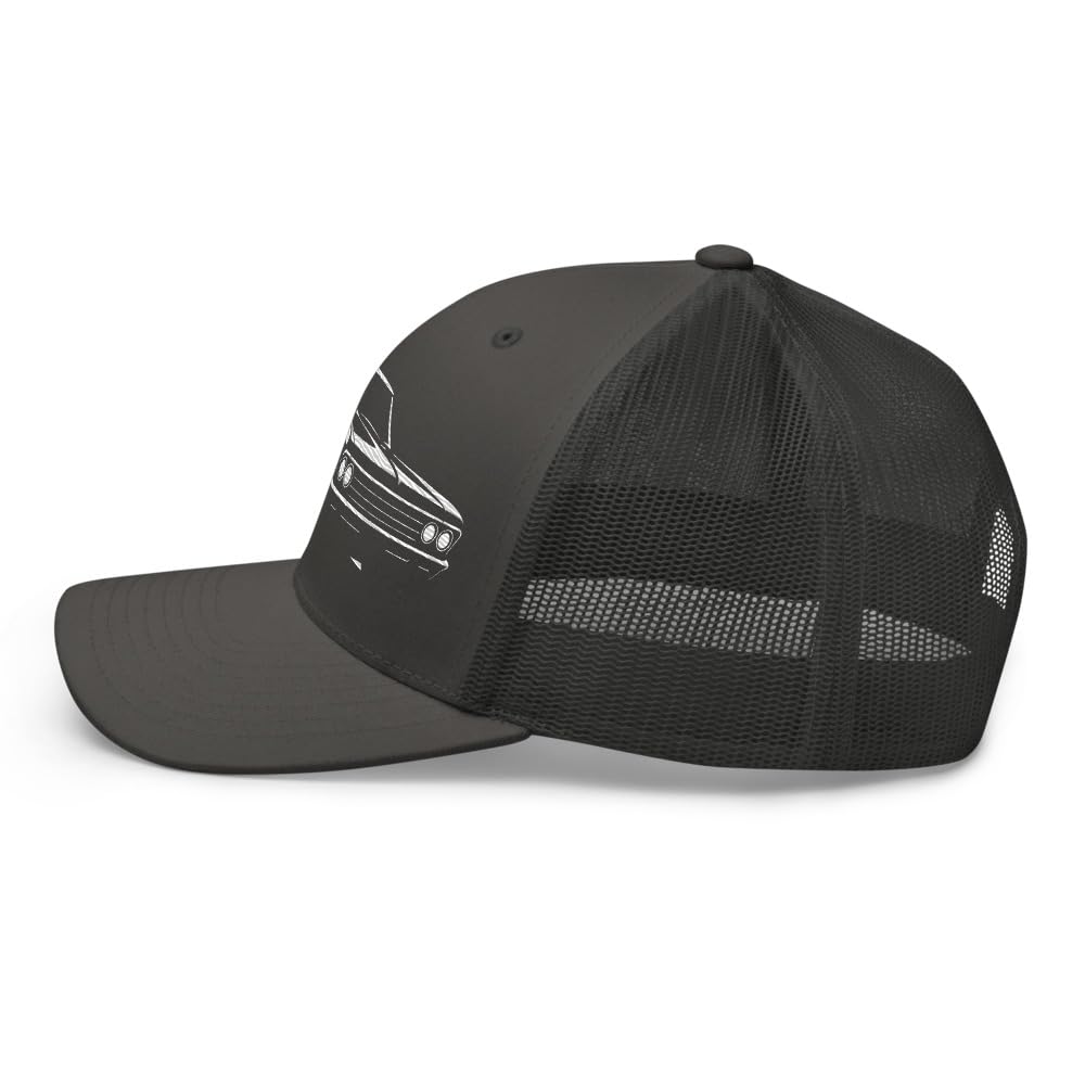 1966 Chevelle SS Trucker Hat – klasyczna haftowana czapka baseballowa Muscle Cars, retro Chevy, prezent dla facetów z samochodu