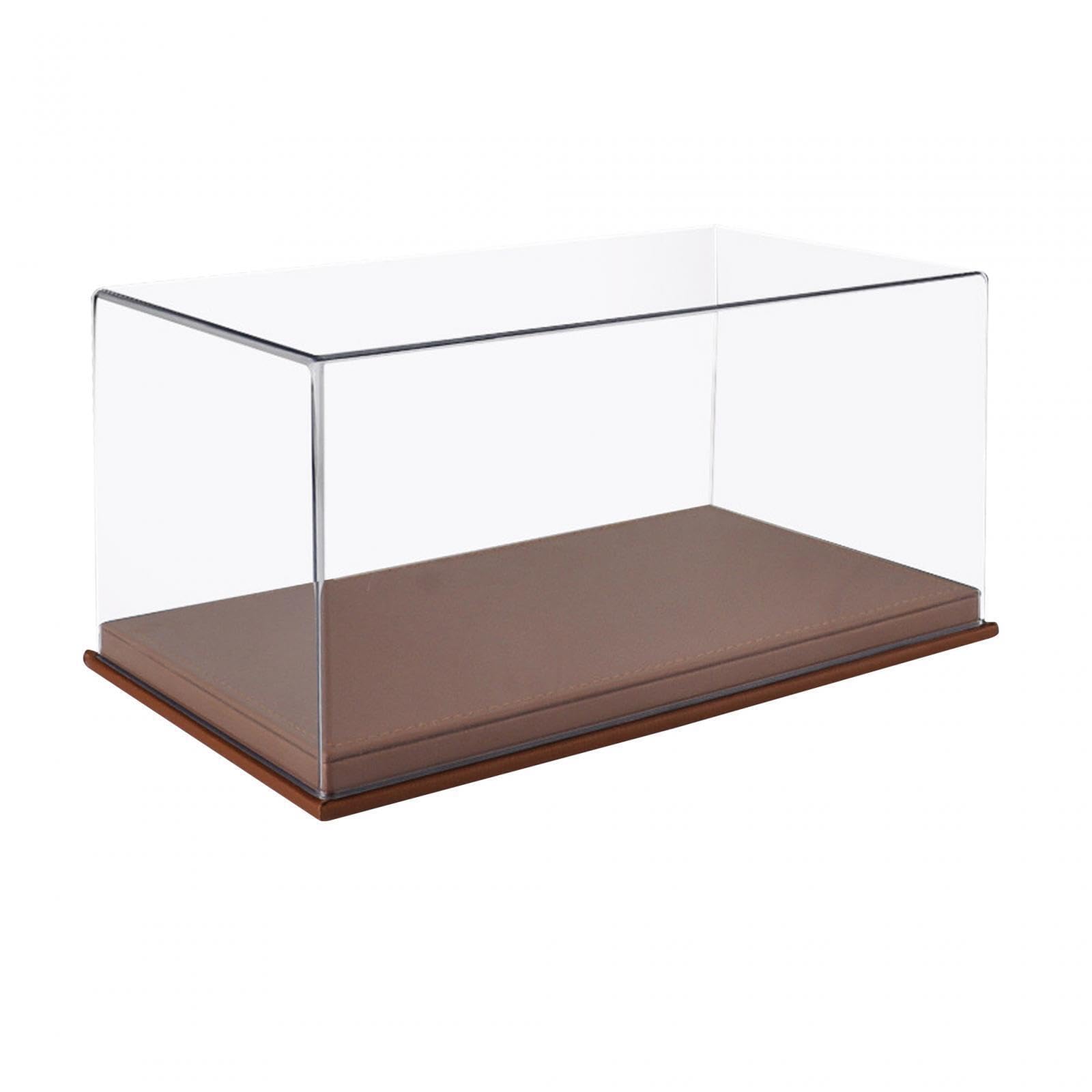 Vitrina de Garaje para Coche Fundido a presión a Escala 1/24 bellamente elaborada con Cubierta de acrílico Transparente incluida Vitrina de Coche de