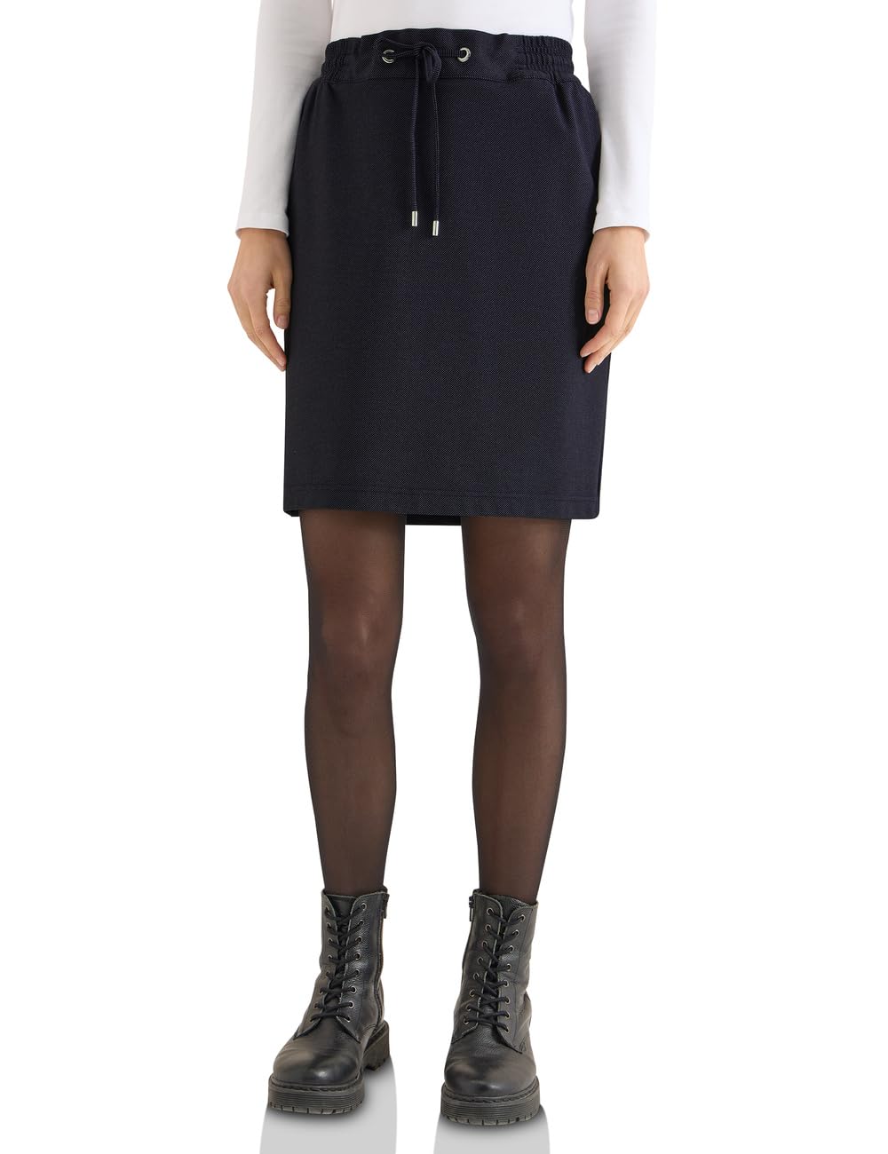 Cecil Damen Two-Tone Jogg Skirt