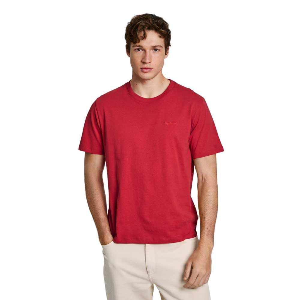 Pepe Jeans Men's Connor, T-Shirt, Red, XL