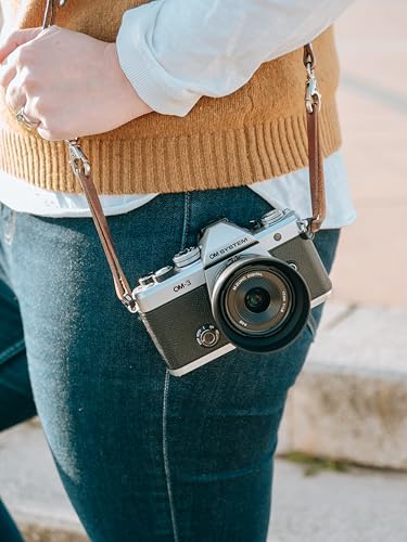Image of OM SYSTEM Olympus OM-3 Silver Micro Four Thirds System Travel Camera Weather Sealed 5-Axis Image Stabilization with OM SYSTEM Olympus M.Zuiko Digital 17mm F1.8 II for Micro Four Thirds Camera System