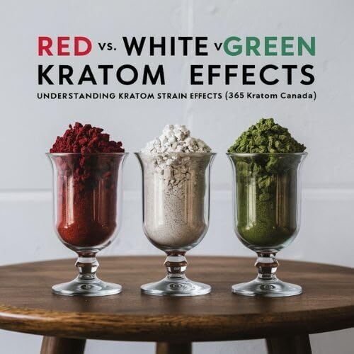 Red vs. White vs. Green: Understanding Kratom Strain Effects (365 Kratom Canada)