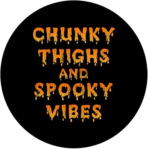 Miniatura 3 de Toneladas gruesas de muslos y vibraciones espeluznantes de Halloween PopSockets intercambiables PopGrip