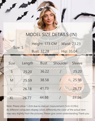 Image of Women's Fair Isle Sweater Crew Neck Long Sleeve Heart Sweater Vintage Tops