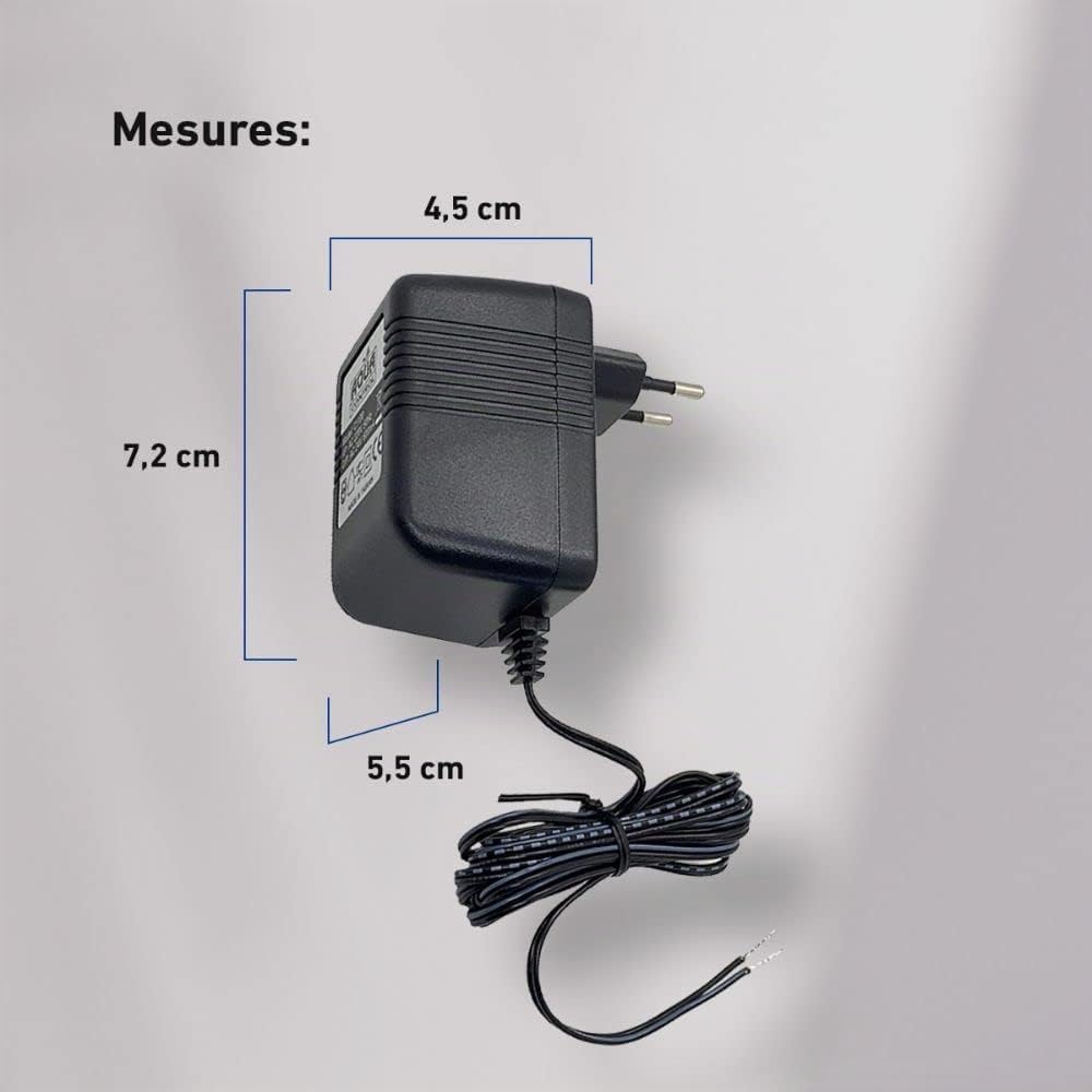 Transformateur 220V à 24V 1.8m pour Programmateur d'Arrosage de Jardin