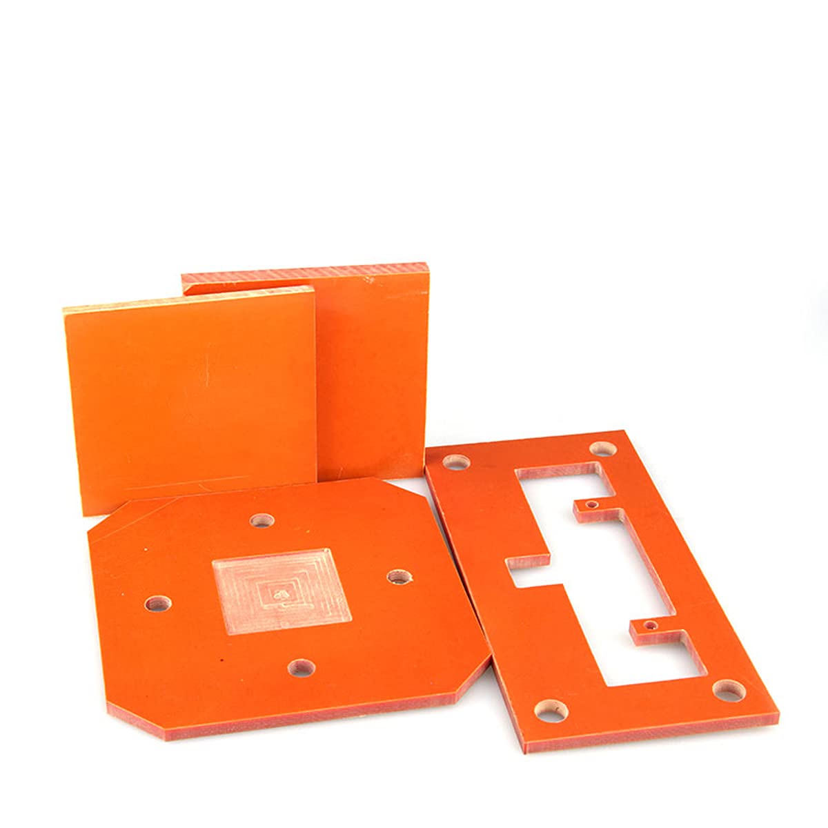 Lot de 2 plaques plates en résine phénolique Bakélite 8 mm x 100 mm x 200 mm, adaptées aux machines PCB