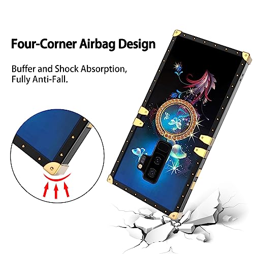 Image of for Samsung Galaxy S9 Plus Phone Case with Ring Stand Shockproof Protection Cover
