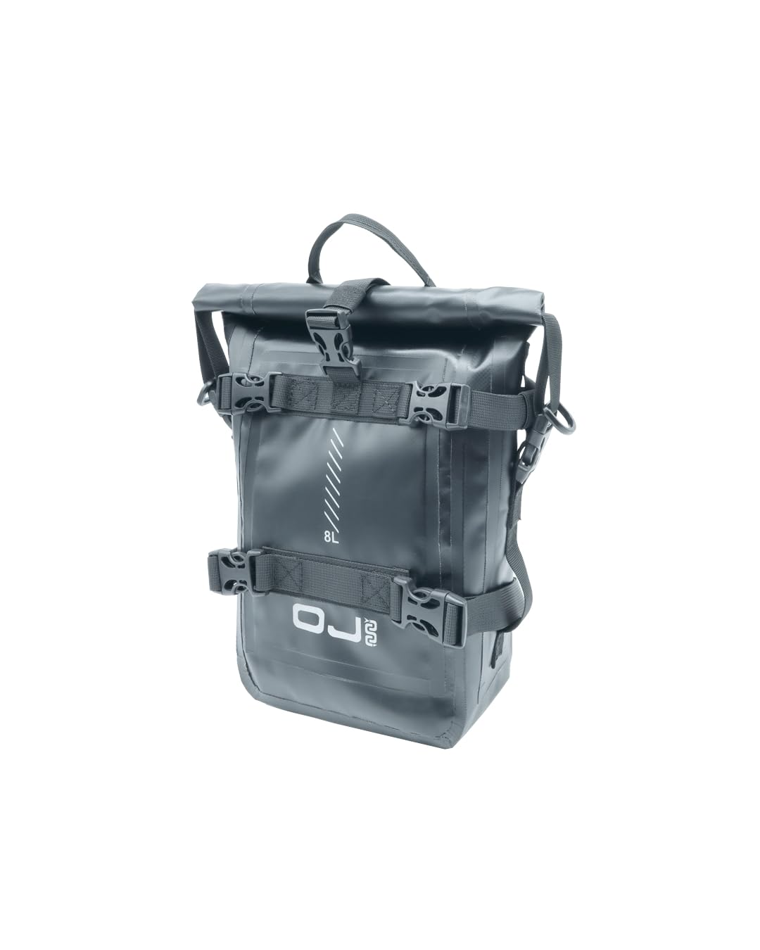 OJ Borsa Paramotore DRY EXCURSION 8 Impermeabile Dry Excursion 8, 8L, 21x44x9 cm, con Sistema di Fissaggio Universale, Chiusura Ermetica