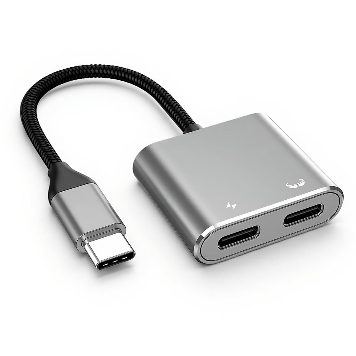 Verilux® Type C to Dual C AR Glasses Adapter 2-in-1 Splitter, Type C Video & PD Charging Adapter for XREAL, Rokid, 1080P 120Hz/4K 60Hz Display USB-C Alt Mode Hub with Fast Charge Pass-Through-image-22