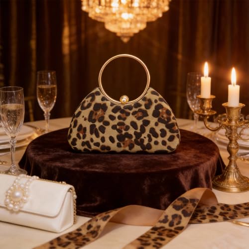 Image of Clutch Purse for Women, Evening Bag with Removable Chain Strap Elegant Handbag for Wedding /Prom /Cocktail /Party
