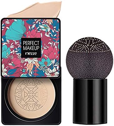 AILIEEE CC Cream Foundation Cushion B.B Printing Concealer Moisture Beauty Cream Base Makeup Moisturizing Oil Control Lightweight Smoothing Natural Concealer