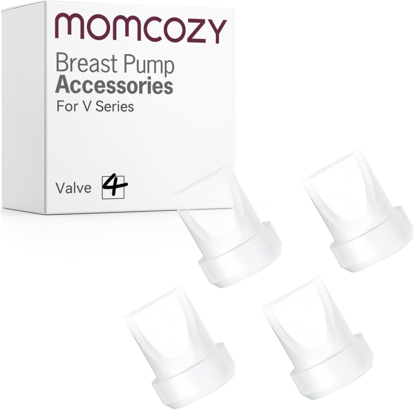 Momcozy Original V1 Pro/V2 Pro Ersatz Ersatzteile für Milchpumpe,Entenschnabelventils nur passend für Momcozy V1/V1 Pro/V2/V2 Pro 4 Stück