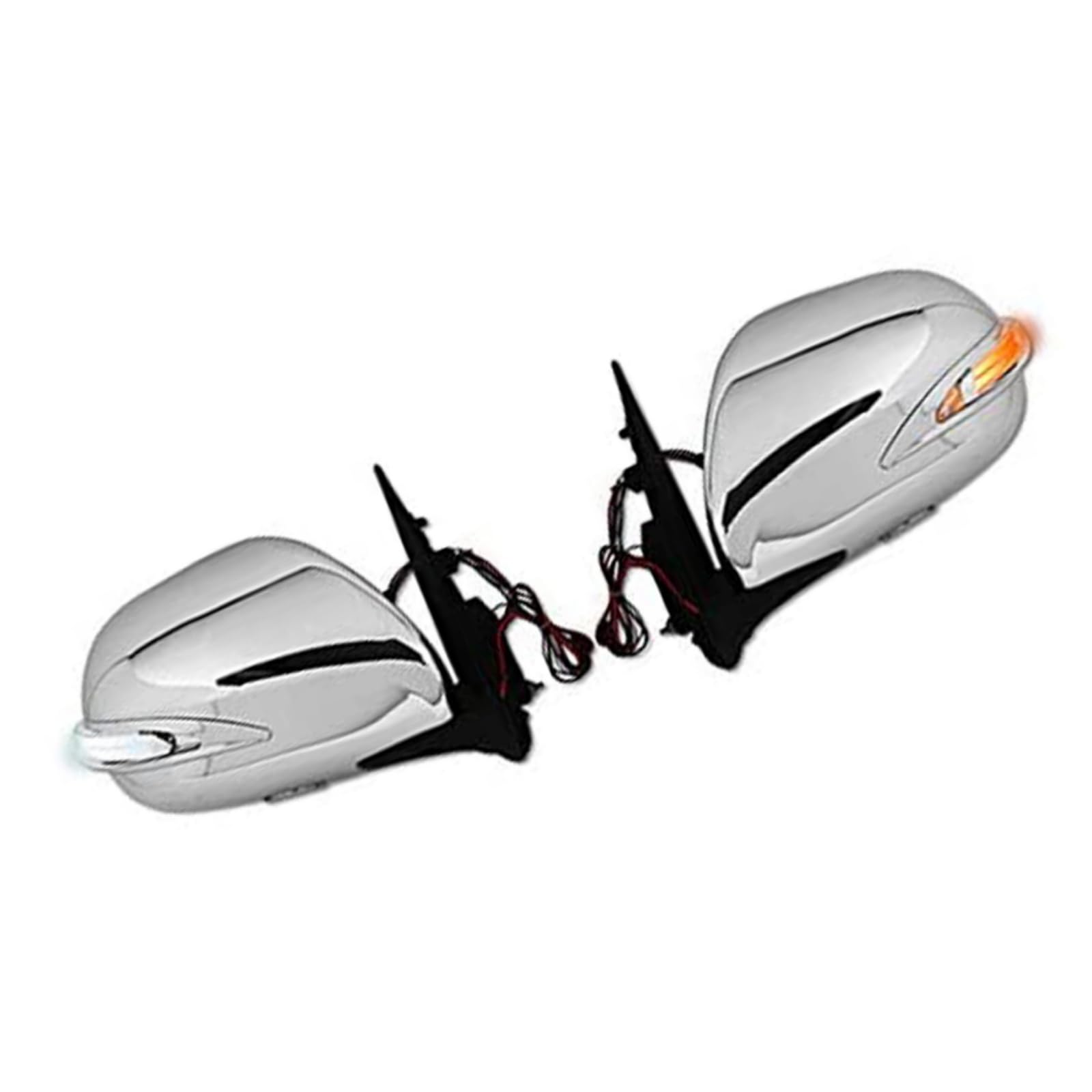 Amazon | JXCARSIOJP 200系 ハイエース メッキ ドアミラー 2色 LED 