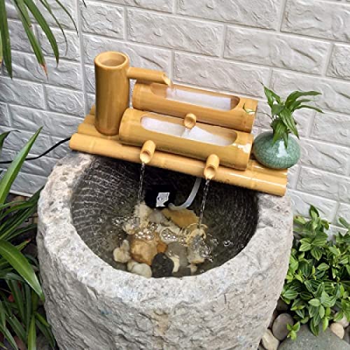 Gartenbrunnen Japanische Gartendekoration, Bambusbrunnen...