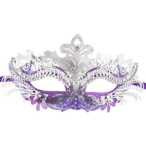 Image of Coddsmz Couple Masquerade Mask Set - Venetian & Mardi Gras Mask for Women & Men