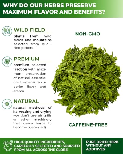 Image of 1.8 oz. Lemon Verbena Herbal Tea (Aloysia Citrodora) - 51g Dried Lemon Verbena Herb Tea Cedron