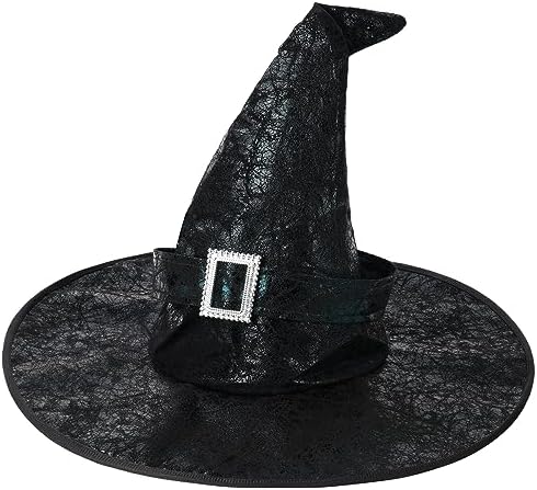 Sombrero de Bruja Plegable de Cuero