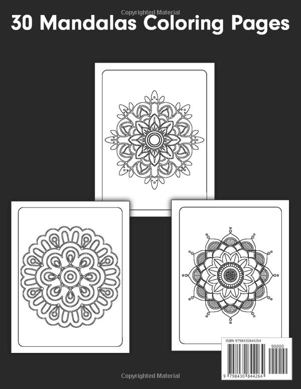 Mandala Coloring Book for Kids Great Gift for Boys & Girls, Ages 4-8 Activity Book for Kids Unique and Cute Coloring pages 8.5 x 11 Inches (21.59 x 27.94 cm) image 3