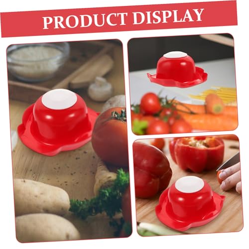 Protector de Mano para Cortador de Verduras PRETYZOOM Rojo miniatura 3