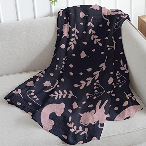 Couvre-lit doux licorne pour lit d'enfant rose et pourpre