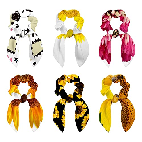 Chouchous cheveux tournesol pour coiffure bohème lors des sorties en famille