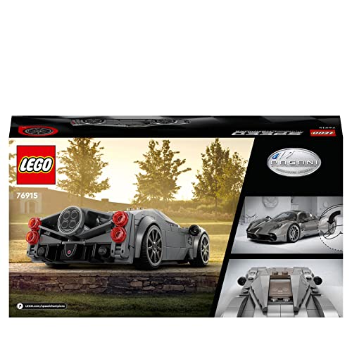 Speed Champions Pagani Utopia, Kit Modellino di Auto da Costruire di Hypercar Italiana, Macchina Giocattolo da Collezione, Set Serie 2023 76915 - Lego - Immagine 8