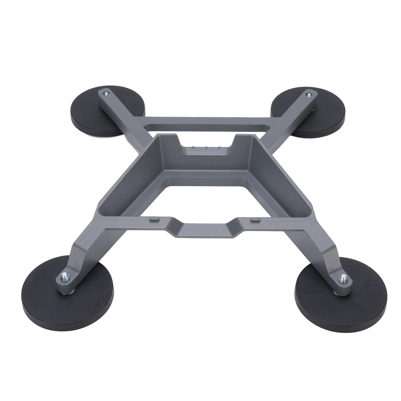 plplaaoo Soporte Rectangular con Ventosa para satélite, ángulo Ajustable, Fuerte Capacidad de Carga, Soporte para Techo Solar de Coche para recepción de Mini señal, aleación de Aluminio,