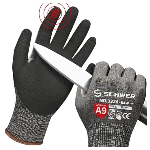Best garden gloves to protect nails Schwer ProGuard Cut Resistant Work Gloves