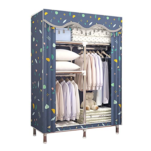 Armoire portable en toile avec tringle de suspension solide et structure pliable - 2