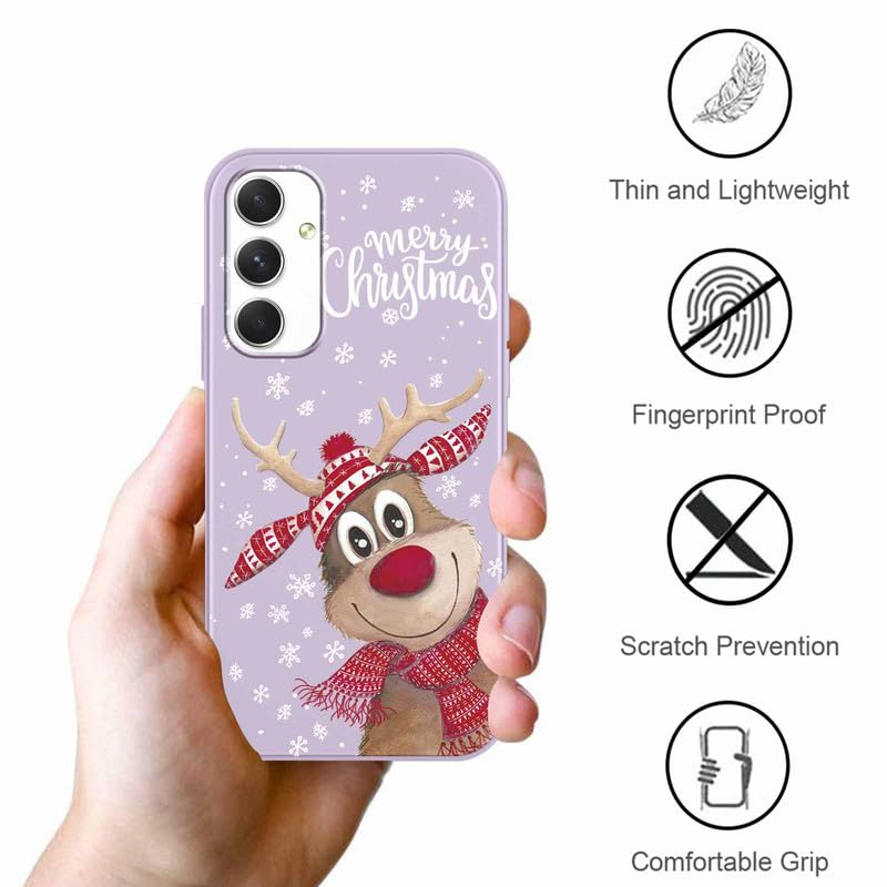 Yoedge 2 Pezzi Natale Cover per iPhone 11 Pro 5,8, Sottile