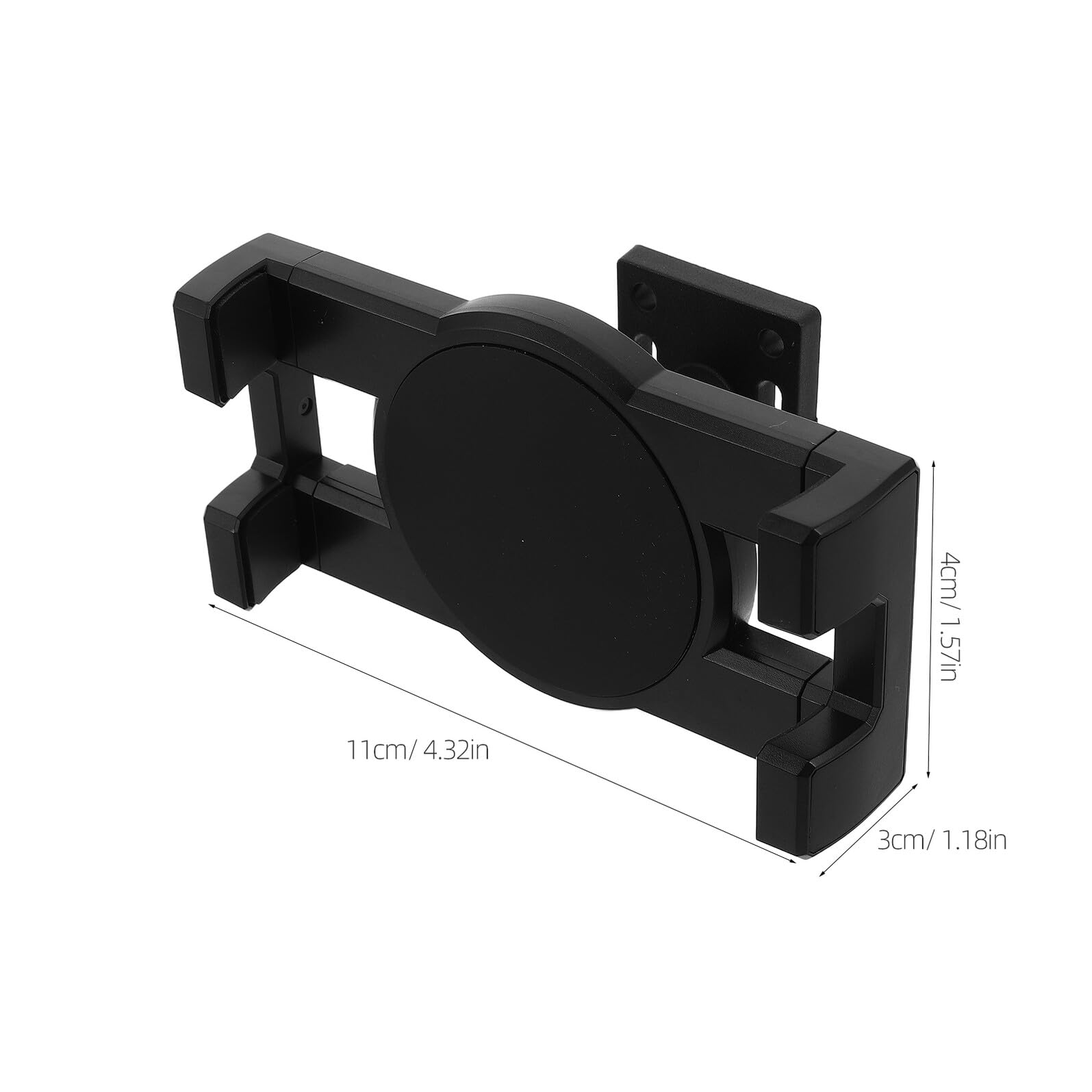 Toyvian Soporte de Pared Giratorio para Monopatín Negro de 360 Grados, Colgador para Longboard, Almacenamiento Vertical para Patineta en Garaje y Dormitorio, Gancho Extensible