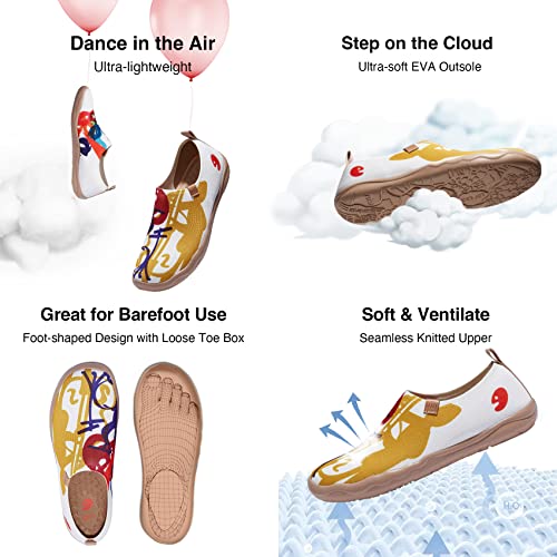 Image of UIN Women's Art Travel Shoes Slip On Casual Cozy Loafers Lightweight Comfort Fashion Sneaker Toledo Ⅰ