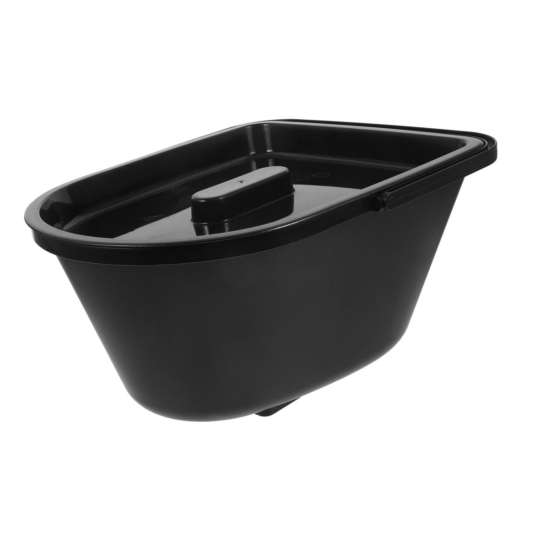 Orinal Tapa de Plástico Negro para Adultos, Accesorio
