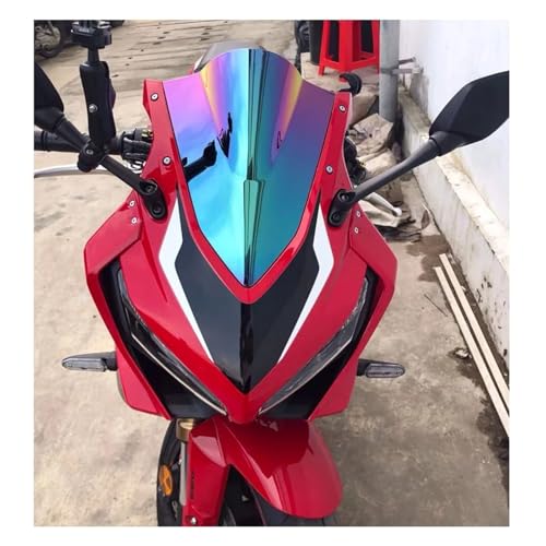 Pare-brise de moto CBR650R fumé noir pour réduire la fatigue face au vent