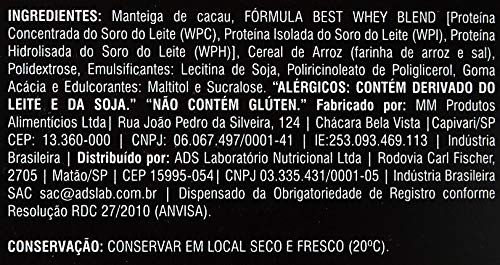 Protein Ball Best Whey - 12 Unidades Chocolate Branco - Atlhetica Nutrition, Athletica Nutrition