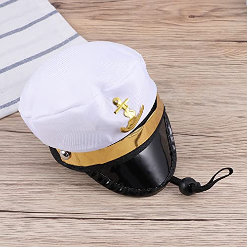 Sombrero Capitán Marinero para Mascotas miniatura 3