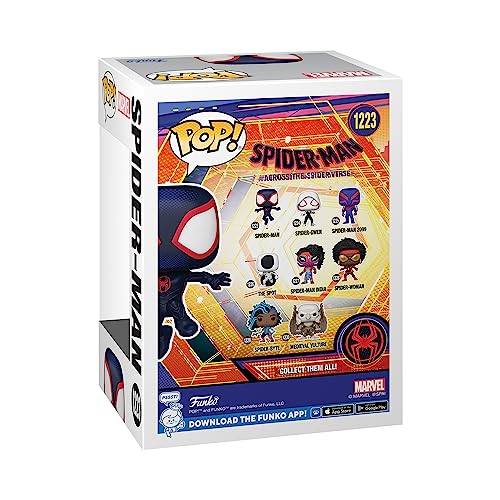 Funko Pop! Vinyl: Spider-Man: Across the Spider-Verse, Miles Morales, Spider-man, Collectable Vinyl Figure, Gift Idea - Image 3