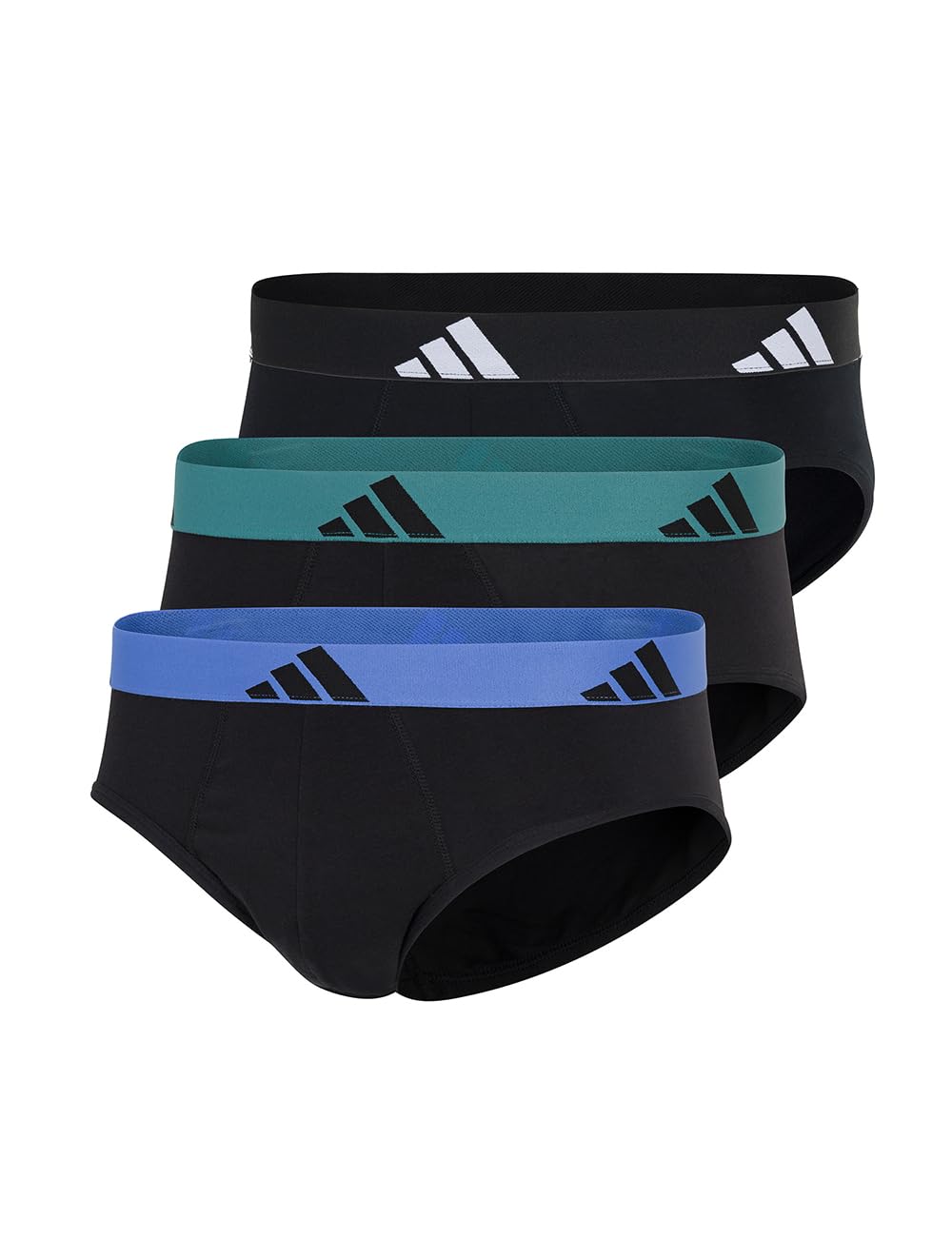 adidas Men's Herren Slip (3er Pack) (Gr. S-3xl) -Bequeme Unterhosen Briefs, Assorted_4am001, M