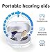 Upgraded Hearing Aids for Seniors with Noise Cancelling Rechargeable Invisible Comfort Wear, Hearing Aids Devices Superior Nature Sound for Hearing Loss
