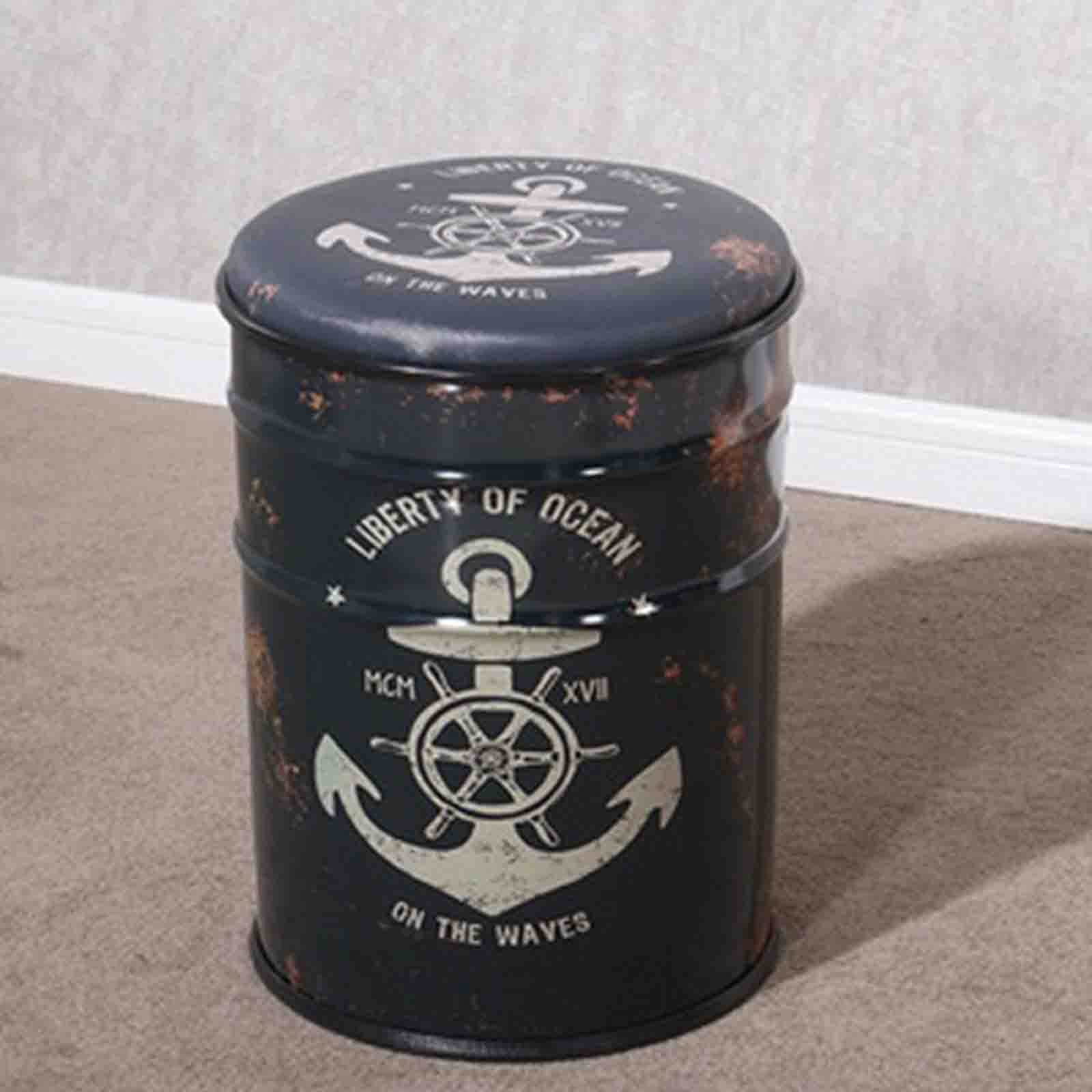 Sgabello Vintage Per Fusti Di Olio Sgabello Da Bar In Stile Industriale