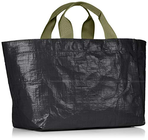 最安値 レジャーシート素材 ミニ トートバッグ Sn デリ タープーa W42 H マチ15cm 持ち手の長さ25cm ブラック 1867の価格比較