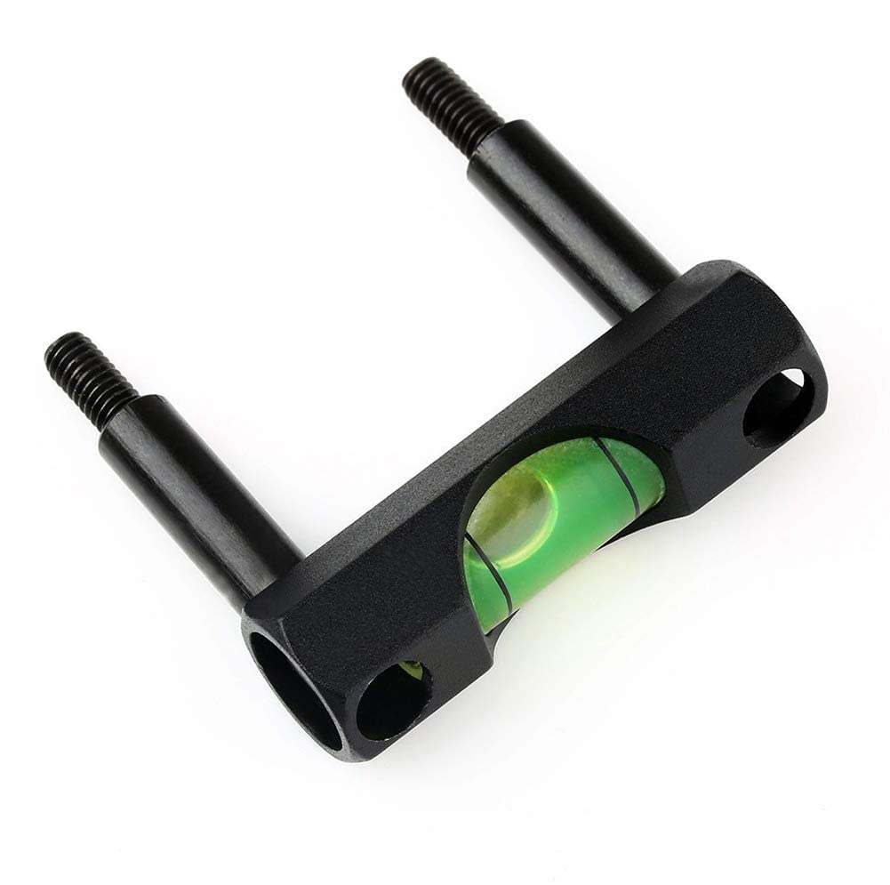 Tactical Alloy Bubble Spirit Level for 30mm/1inch Rifle Scope Laser Sight Ring Mount Holder, black