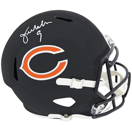 Jim McMahon Signed Bears Riddell Full Size Speed Replica Helmet