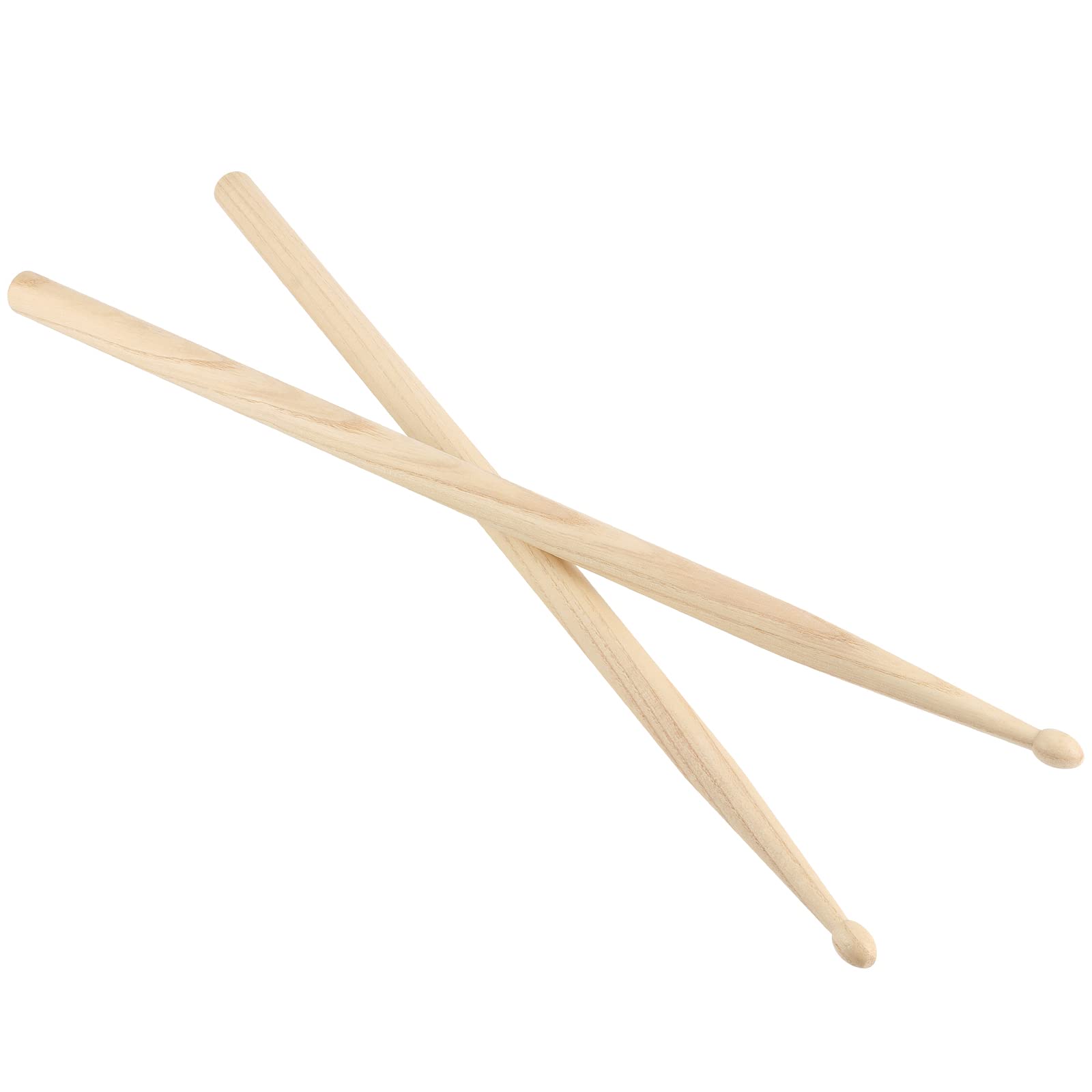 JEUIHAU 50 Stück 25 Paar 5A Drum Sticks, Ahornholz Drumsticks, klassische Holz-Drumsticks mit ovaler Holzspitze, Holztrommel-Sticks Set für Schule, Band