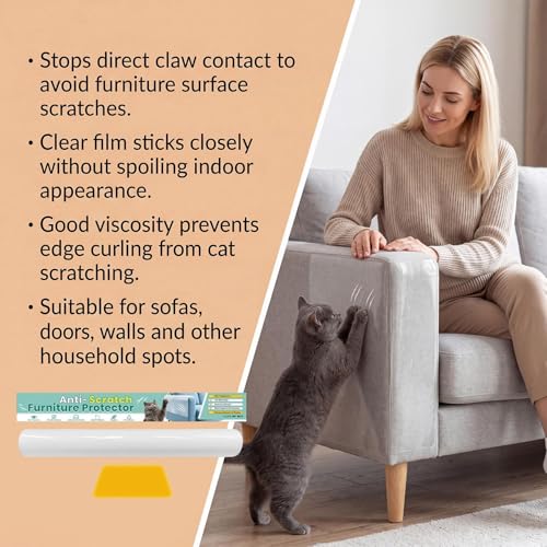 Cinta para gatos protectora de sofás para mantener un salón impecable 4