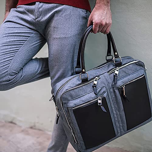 LdawyDE Taschengriffe Leder Schwarz, 2 Druckknopf Leder Taschenriemen langlebig dickem PU-Leder Ersatz Griff für Heimwerker Handtasche Riemen (40cm, Schwarz)